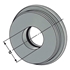 Picture of Sealing discs | ER16 | Ø 1,5 DIN 6499 (ISO 15488)