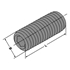 Picture of Setting screw for whistle notch 6mm M5xP0.8x30L_bore in f2.5