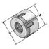 Picture of Clamping nuts OZ16 | 2-16 | for sealing discs DIN 6388 (ISO 10897)