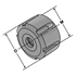 Afbeelding van Clamping nuts ER16 | 1-10 | SW25 | Mini for sealing discs - DIN 6499 (ISO 15488)