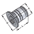 Afbeelding van Reducing adaptors for quick change adaptors Size 3 to size 2