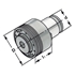 Afbeelding van Quick change adaptors with safety clutch size 3 - M33 - 25 x 20 - DIN 376