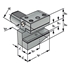 Afbeelding van Radial toolholders B2-16x12x24 DIN 69880 (ISO 10889)