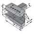 Afbeelding van Radial toolholders B5-16x12x24 DIN 69880 (ISO 10889)