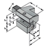 Picture of Axial toolholders C4-16x12 DIN 69880 (ISO 10889)