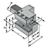 Picture of Axial toolholders C2-20x16 DIN 69880 (ISO 10889)