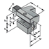 Picture of Axial toolholders C4-20x16 DIN 69880 (ISO 10889)