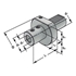 Afbeelding van Boring holders E1-20x20 DIN 69880 (ISO 10889)