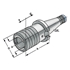 Picture of Tapping chuck SK 30 - M33-M14 - Gr.1 with length compensation