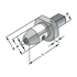 Picture of CNC-Drill chucks 30x1-13 DIN 69880 (ISO 10889)