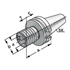 Afbeelding van Tapping chuck BT 30 - M5-M22 - Gr.2 JIS B 6339 (MAS-BT) A