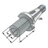 Afbeelding van Morse taper adaptor SK 40-2-50 for MT, tanged, DIN 6383