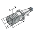 Picture of Tapping chuck SK 40 - M14-M36 - Gr.3 with length compensation