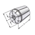 Afbeelding van Collets 426G/ER16 | 3,5 x 2,7 DIN 6499 A (ISO 15488 A)