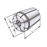 Afbeelding van Collets 426G/ER16 | 4 x 3 DIN 6499 A (ISO 15488 A)