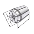 Afbeelding van Collets 428G/ER20 | 10 x 8 DIN 6499 A (ISO 15488 A)