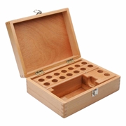 Afbeeldingen van Wooden boxes, empty - 16 holes Ø 20 mm 