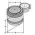 Image sur Joints pour écrous | OZ16 | Ø 2,0 DIN 6388 (ISO 10897)