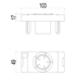 Picture of Inserts for CNC toolholders for ISO / SK 30 Size E1