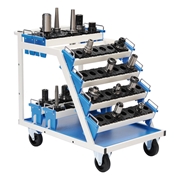 Afbeeldingen van Tool trolley for max. 8 tool carriers 630 x 900 x 860 - without inserts and toolholders