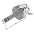 Picture of Collet chuck HSK 63-1/7-100 ER11 DIN 69893 Form A