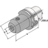 Picture of End mill holder HSK 63-06-65 with cooling channels