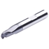 Afbeelding van Solid carbide ball nose end mill 2 flutes short 2m R1,0 - 6 AlTiCrN coating