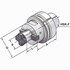 Picture of Shell mill holders HSK 63-22-100 with enlarged contact face