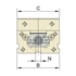 Afbeelding van Twin vice TLD-40G/HV mechanical