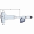 Picture of 3 point internal micrometer | digital 175-200mm | IP65 | reading 0,001mm