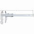 Afbeelding van Vernier caliper heavy duty | 0-300mm  analogue | with fine adjustment