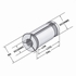 Afbeelding van Reduction bushes for hydraulic expansion chucks D=32 | d=6