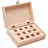 Picture of Wooden boxes, empty - 10 holes Ø 55 mm for tapping adaptors size 3