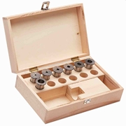 Afbeeldingen van Reduction sleeves for hydraulic expansion chucks 5 pcs set in wooden case