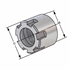 Picture of Clamping nuts ER20 | 2-13 | Mini DIN 6499 (ISO 15488)