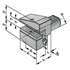 Picture of Radial toolholders B3-16x12x24 DIN 69880 (ISO 10889)