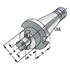 Picture of Shell mill holder SK 40-16-30 with enlarged contact face