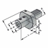 Afbeelding van Boring holders E1-50x50 DIN 69880 (ISO 10889)