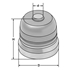 Image sur Joints pour écrous | OZ16 | Ø 2,0 DIN 6388 (ISO 10897)