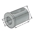 Picture of Reduction sleeves for boring bar holders d=32 | d1=20
