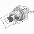 Afbeelding van Shell mill holders HSK 63-16-50 with enlarged contact face