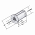 Picture of Reduction sleeves for hydraulic expansion chucks D=20 | d=6