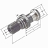 Afbeelding van Pull studs DIN 69872, but l2 3 mm longer with bore 7 mm