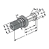 Afbeelding van Pull studs M16 MAS/BT 45°,  L2=35mm with drill through, incl. O-ring