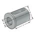 Afbeelding van Reduction sleeves for boring bar holders d=40 | d1=32