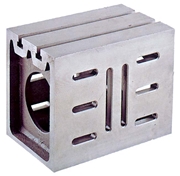 Afbeeldingen van Cast iron clamping cubes with T-slot.-HA055