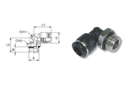 Afbeeldingen van ADJUSTABLE MALE PUSH-TO-CONNECT L-FITTINGS WITH CYLINDRICAL THREAD-L5610