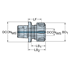 Picture of Coromant Capto® to ER collet chuck - 18.2