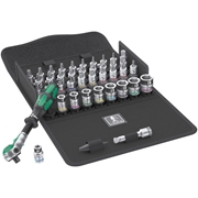 Image de Set of hexagonal sockets 1/4" with pouch WERA 8100 SA ALL-IN KIT 1/4"