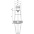 Image sur Fixed-drive shell mill holder chucks DIN 69871 SK 50 form AD+B TUKOY